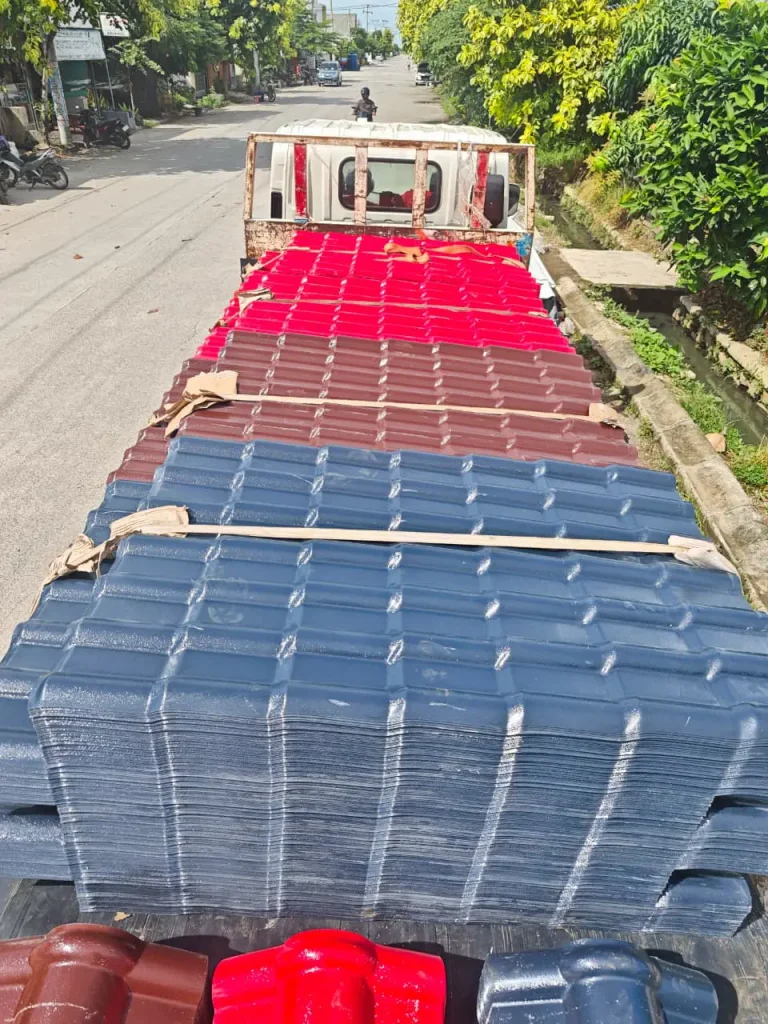 Stok atap UPVC AliStar Roof